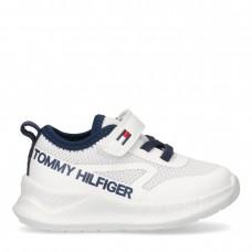 TOMMY HILFIGER Low Cut Lace-Up Sneakers T1B9-33868-1756X336 λευκό